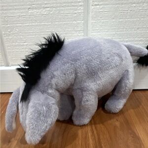 Gund Classic Pooh Plush in Light Gray with Black Accents